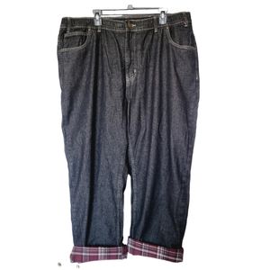 NWOT Haband's Ice House Flannel Lined Jeans